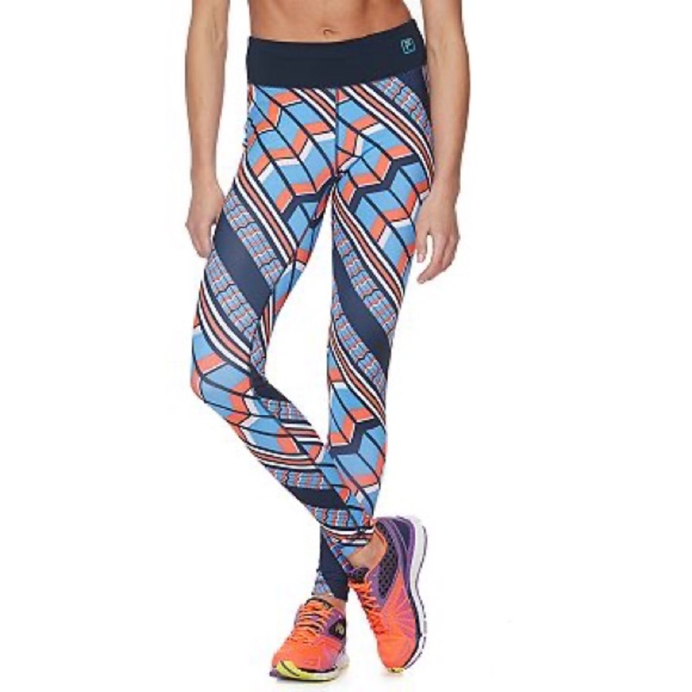 Women's FILA SPORT Printed Chevron Performance Leggings